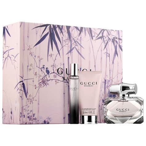 gucci set womens|gucci bamboo gift set 75ml.